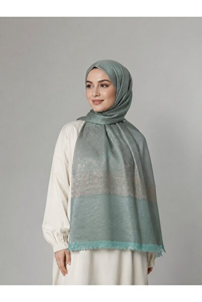 Fevora Patterned Shiny Hijab Shawl