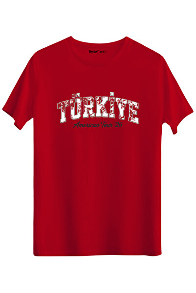 BetterThanCo Turkey Printed Crew Neck Regular T-Shirt