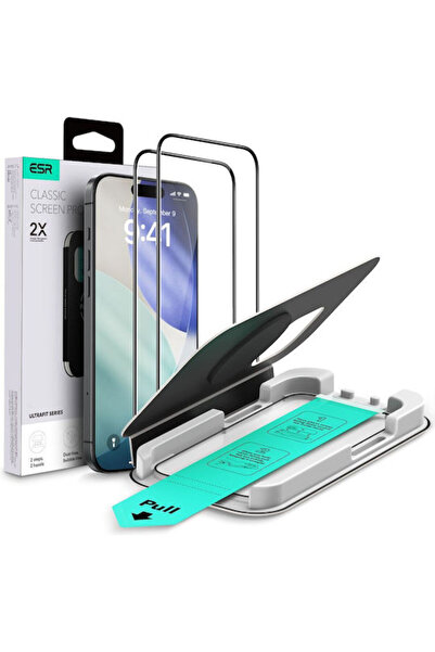 ESR Ultrafit Σκληρυμένο Γυαλί 2 τεμαχίων για iPhone 16 Pro 17 Διαφανές