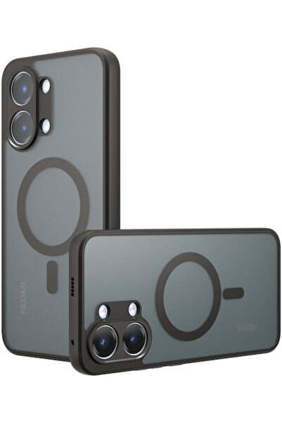 Techsuit Purefrost Σιλικόνης Πίσω Κάλυμμα Μαύρο για Poco X8 Pro Max