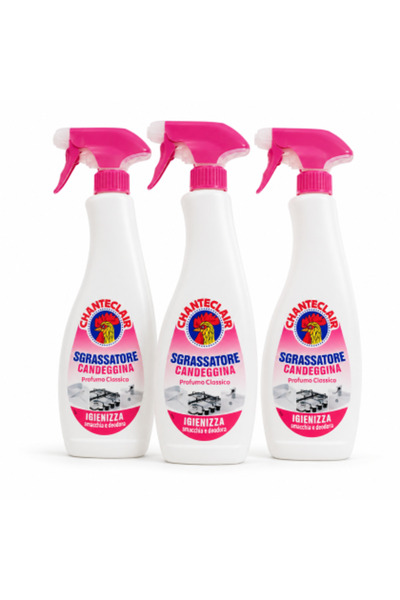Chanteclair Set de 3 x Sgrassatore Candeggina, degresant cu înălbitor, parfum...