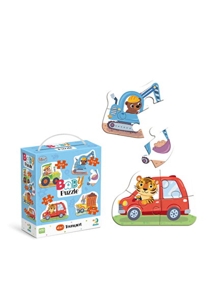 Dodo Puzzle 4 in 1 - Vehicule (2,3,4 piese)