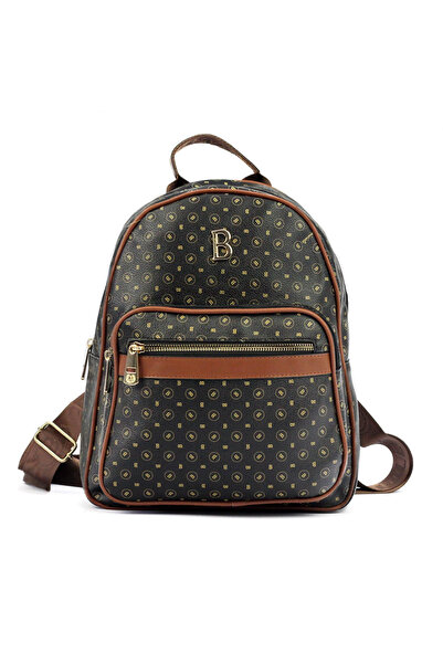 BRICIOLE Rucsac elegant de damă din piele cu logo.