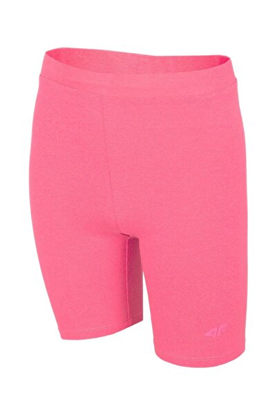 OEM 4F Pantaloni scurti sport pentru fete până la genunchi roz 158/164CM colanți