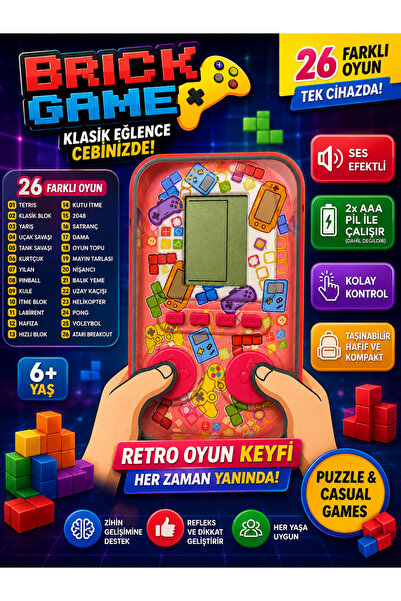 MYÖZYURT 26 Oyunlu Tetris