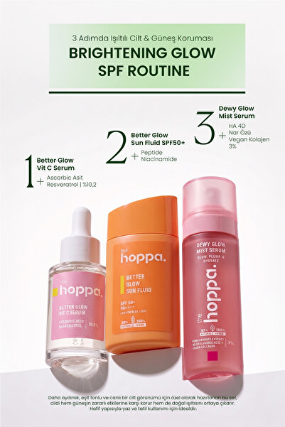the hoppa. Hoppa Brightening Glow SPF50+ 3 Adım Cilt Bakım Seti – Vit C Serum...