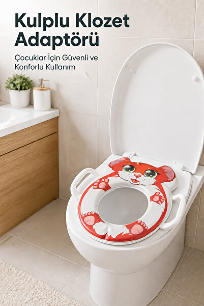 Wumboo Hayvan Figürlü Süngerli Klozet adaptörü,Yumuşak Süngerli Kaymaz Taban ...