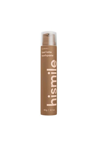 Hismile Pastă de dinți cu fluor și aromă de cafea cu lapte, Iced Latte, Hismi...
