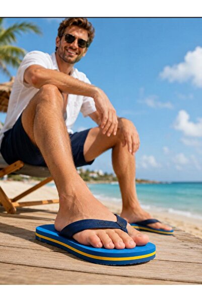 Crash Men's Beach Slippers Very Comfortable Flip-Flops
