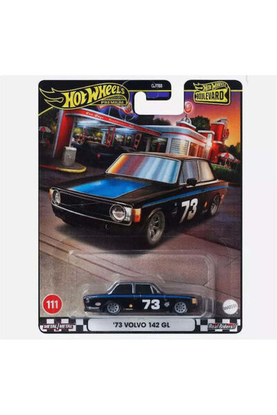 HOT WHEELS Premium Car Boulevard - Volvo 142 GL του '73, κλίμακα 1:64, για ηλ...