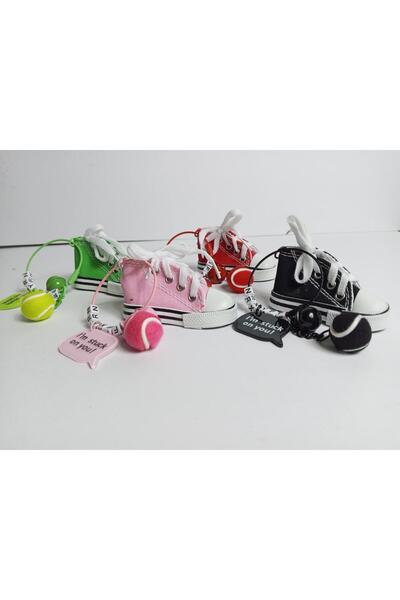 JUST WOMAN Imported Mini Sneaker Bag Charm with Bell