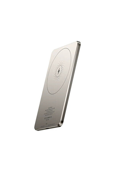 Powerology Ultra-Thin 5000mAh MagSafe Power Bank Titanium