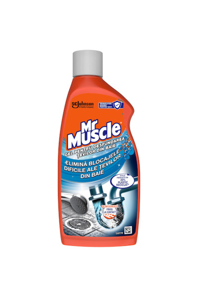 Mr. Muscle Mr.Muscle Gel desfundat scurgeri de baie, 500ml