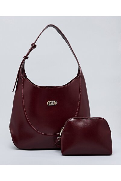 R&B Solid Shoulder Bag