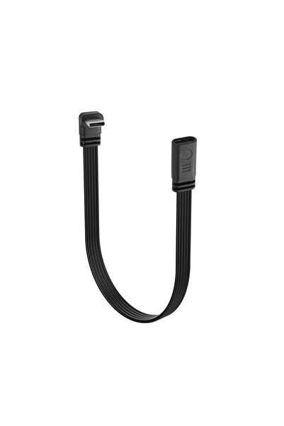 YACSEJAO Cablu prelungitor USB C la 90 de grade, 15cm/0.5ft, cablu de date pl...