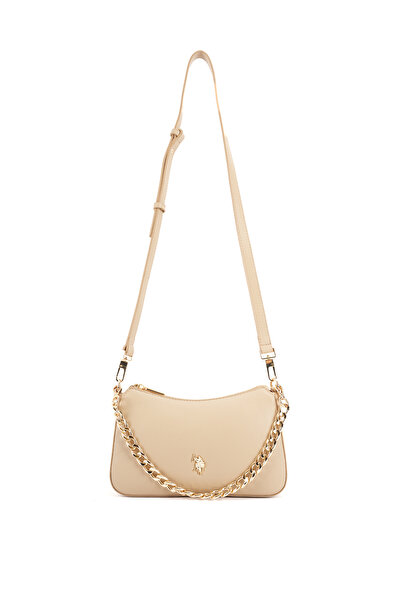 U.S. Polo Assn. K.Beige Women's Shoulder Bag Us26593