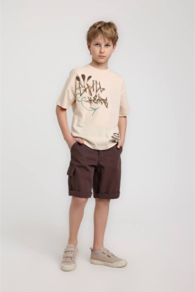 HAUSEkids 5-14 Yaş Halewa Reed Erkek Çocuk Takım-Latte