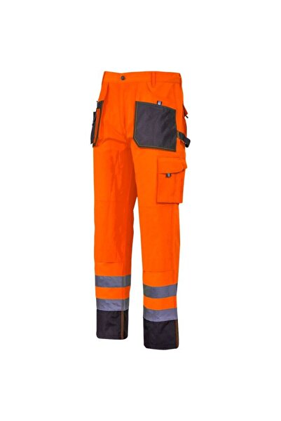 Lahti Pro Pantalon reflectorizant intarit / portocaliu - s