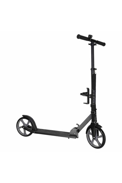 Bebeluc Foldable urban scooter TRIKE FIX, 200mm wheels, black