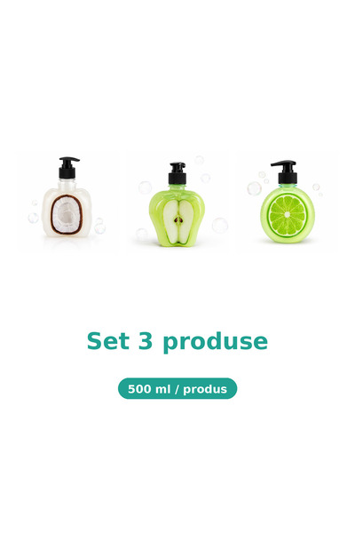 Tasty Set 3 Produse Tasty, Mix Cocos, Mar Piele Sensibila, Lime