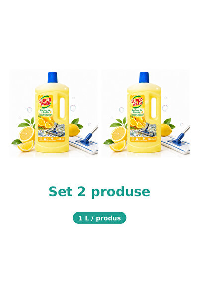 Super wash Bax 2 Pachete Detergent universal pentru pardoseli Super Wash, Par...