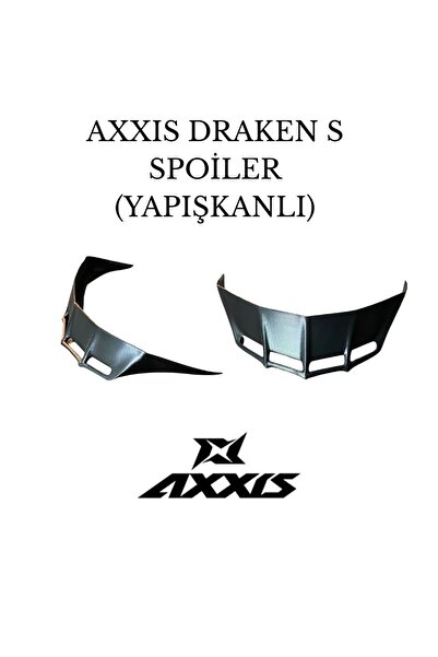 AXXIS DRAKEN KASK SPOİLERİ (YAPIŞKANLI)