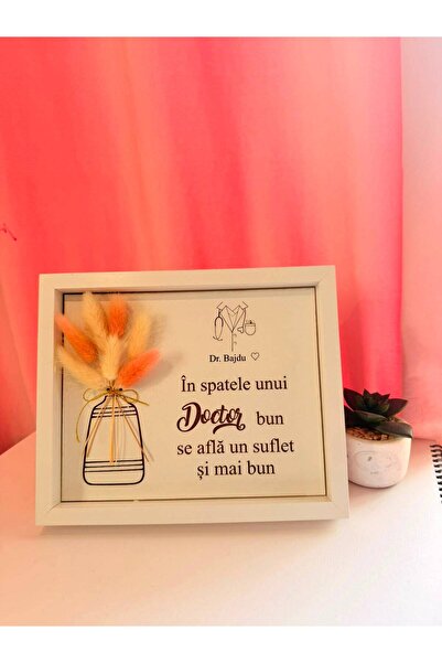 OEM Decorațiune din lemn gravată personalizat – Cadou doctor