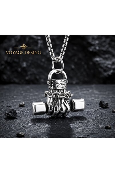 voyageaccessory Stainless Steel Bodybuilding Fitness Gym Sportsman Dumbbell P...