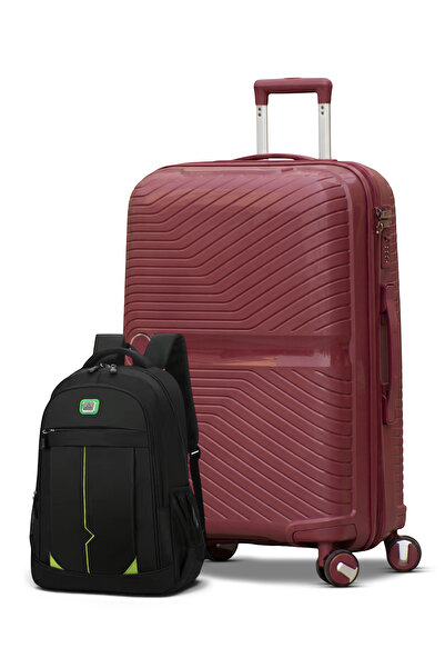 ZAAPPY Hard Shell Luggage With Travel Backpack Combo, 24 Inch, Lightweight Mi...