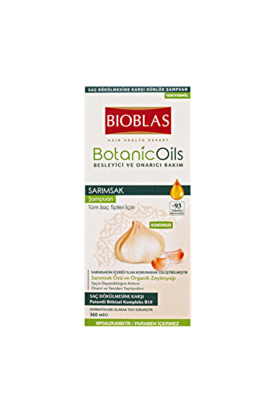 Bioblas Şampuan Sarımsak Özlü Saç Dökülmesine Karşı Etkili 360 ml