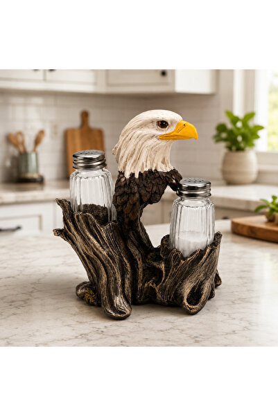 hediyeconcepti Decorative Figured Salt and Pepper Shaker Set – Polyester Spic...