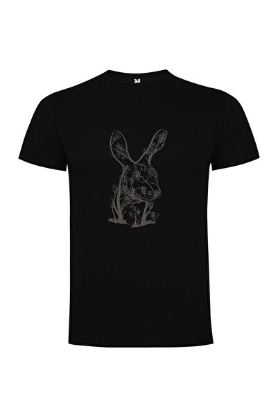 iLovePrints Wildlife Line Art Tattoo Tshirt