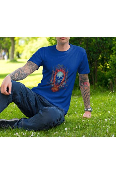 iLovePrints Abstract Skull Artwork Tshirt