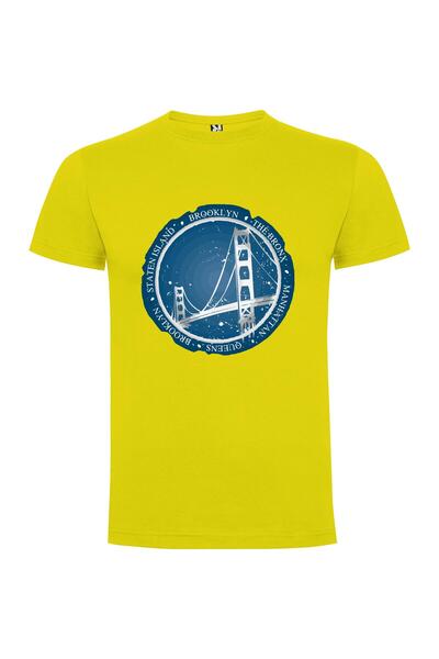 iLovePrints Bridge Skylines Collide Tshirt