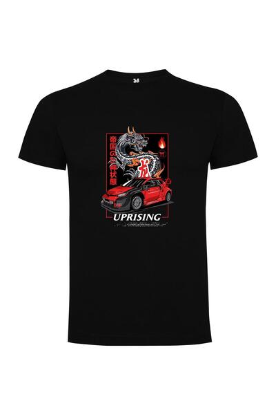 iLovePrints Dragon's Roaring Wheels Tshirt
