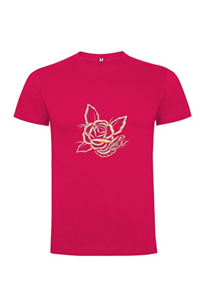 iLovePrints Cobra Rose Tattoo Art Tshirt