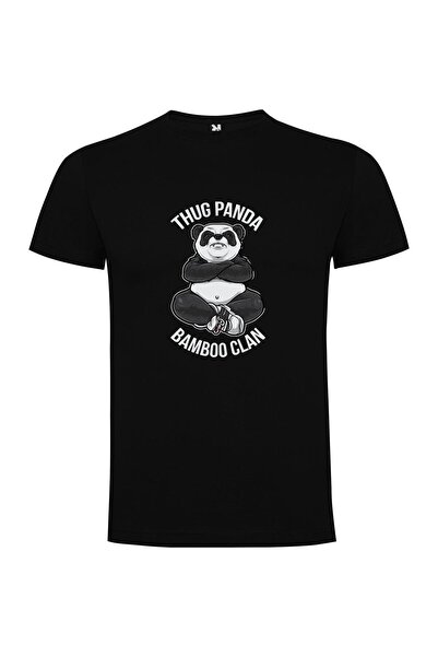 iLovePrints Panda's Red Thug Life Tshirt