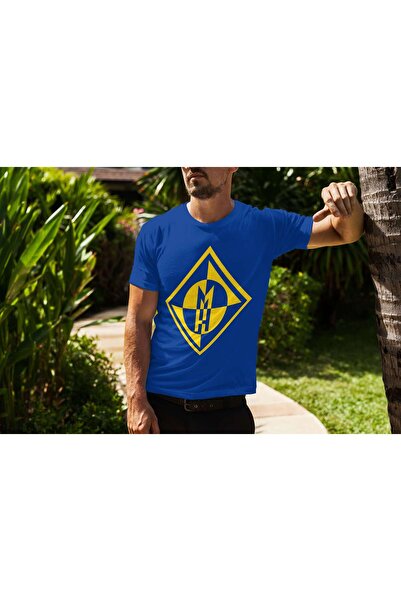 iLovePrints Abstract Yellow and Black Logo Tshirt