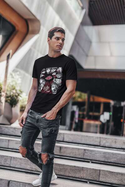 iLovePrints Akatsuki Characters Collage Tshirt