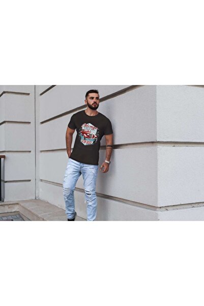 iLovePrints Vintage Chicago Car Tshirt