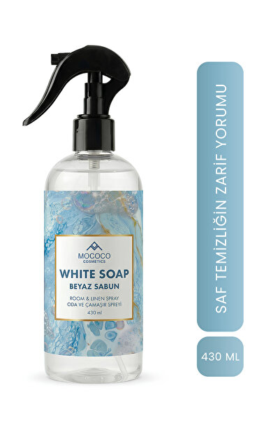 MOCOCO COSMETICS White Soap Oda & Çamaşır Spreyi 430 ml – Room Spray | Ferahl...