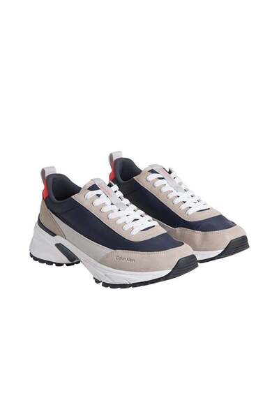 Calvin Klein Jeans HIKE RUNNER CASUAL NY SUEDE SNEAKER BEJ YM0YM014590I0