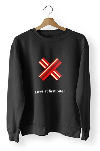 iLovePrints Μακρυμάνικη Μπλούζα Valentine Love at First Bite