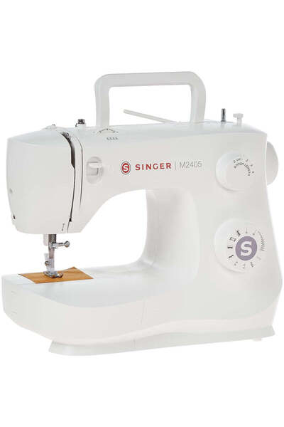 SİNGER M 2405 4 step buttonhole , Stitch Length Adjustment , 8 built in Stitches