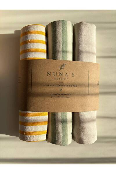 NUNA'S Atelier Ege Esintisi 3’lü Mutfak Bezi Seti