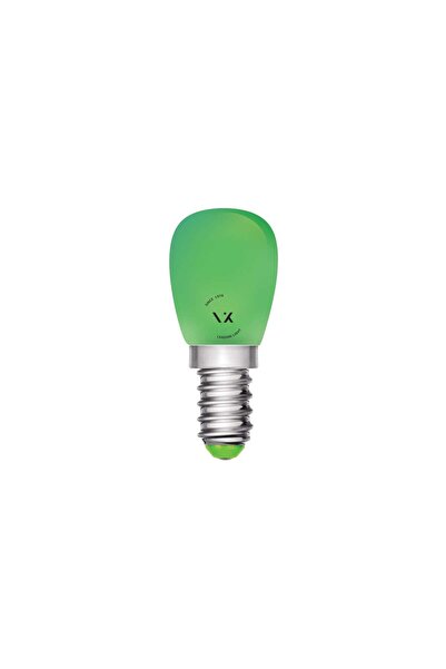 VK Lighting Λαμπάκι LED, 0,5W, για Ντουί E14 (μινιόν), Πράσινο