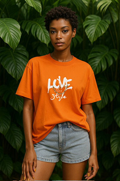 MYADA Love Style Basic Women's T-Shirt 19237