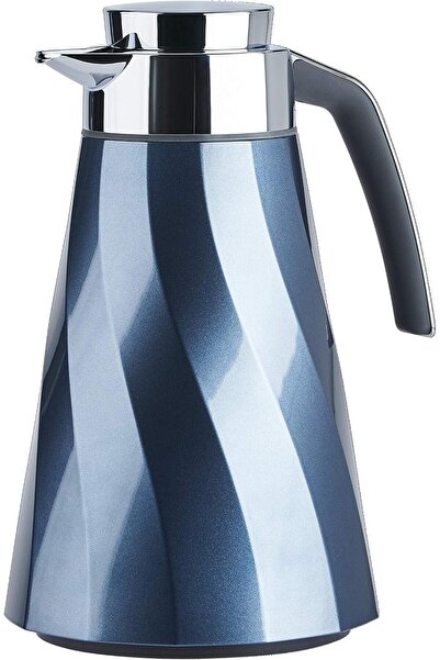 emsa Conical Spiral Metal Pitcher, 1.5 Liters, Silver and Grey