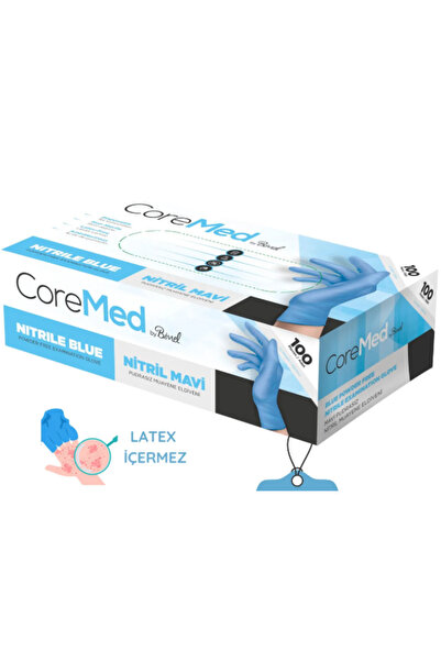 NY JOY Nitrile Blue Examination Gloves - Small 100-Pack