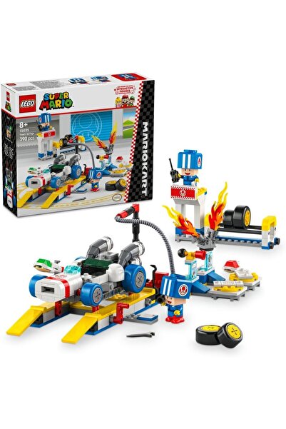 LEGO Super Mario: Mario Kart – Toad’s Garage Set, Nintendo Mechanic Toy with ...